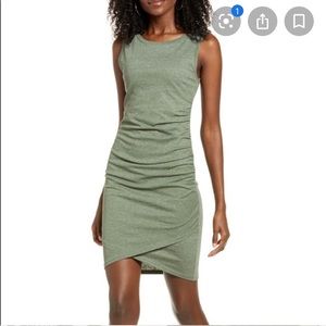NWOT leith ruched dress